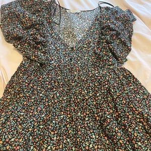 Zara floral dress